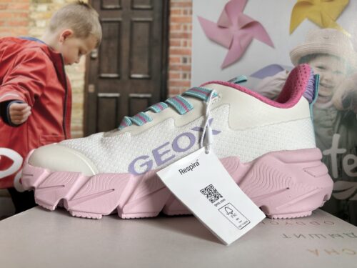 Geox Sneakersy J Flexyper Fast J55N5A 0T99J C0406 S Biały