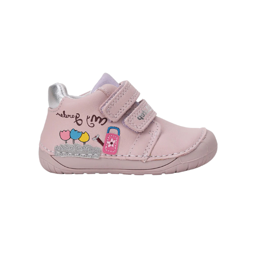 Półbuty skórzane barefoot Mauve